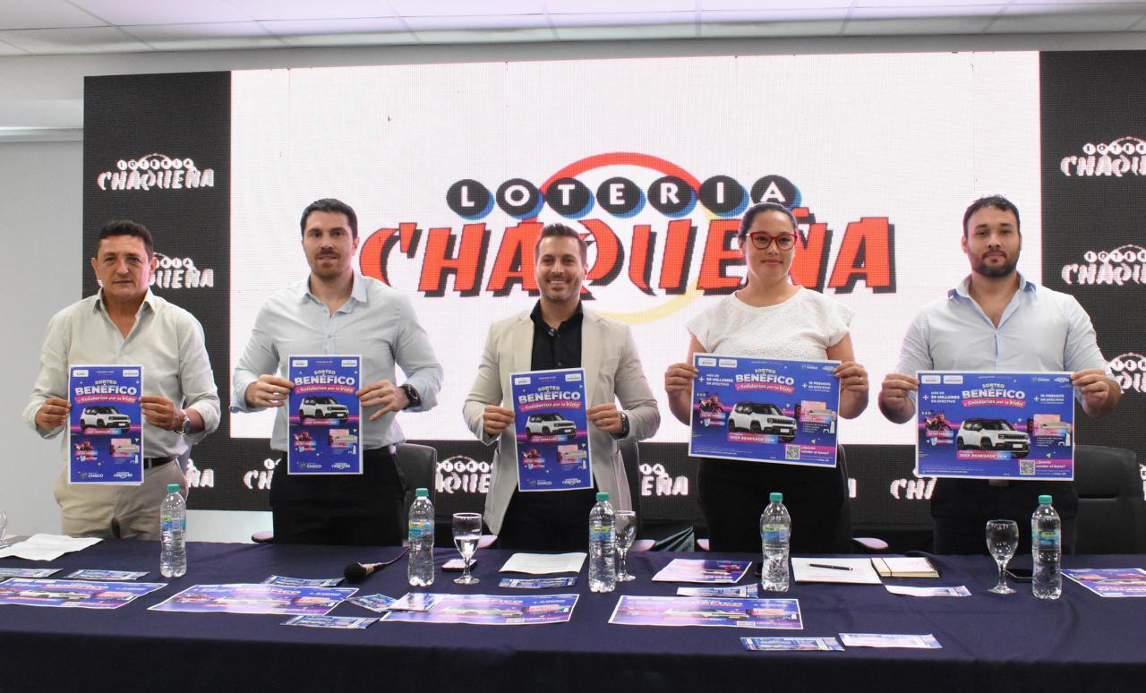 ESTE VIERNES: LOTERÍA CHAQUEÑA REALIZARÁ EL SORTEO BENÉFICO Y SOLIDARIO POR LA VIDA.