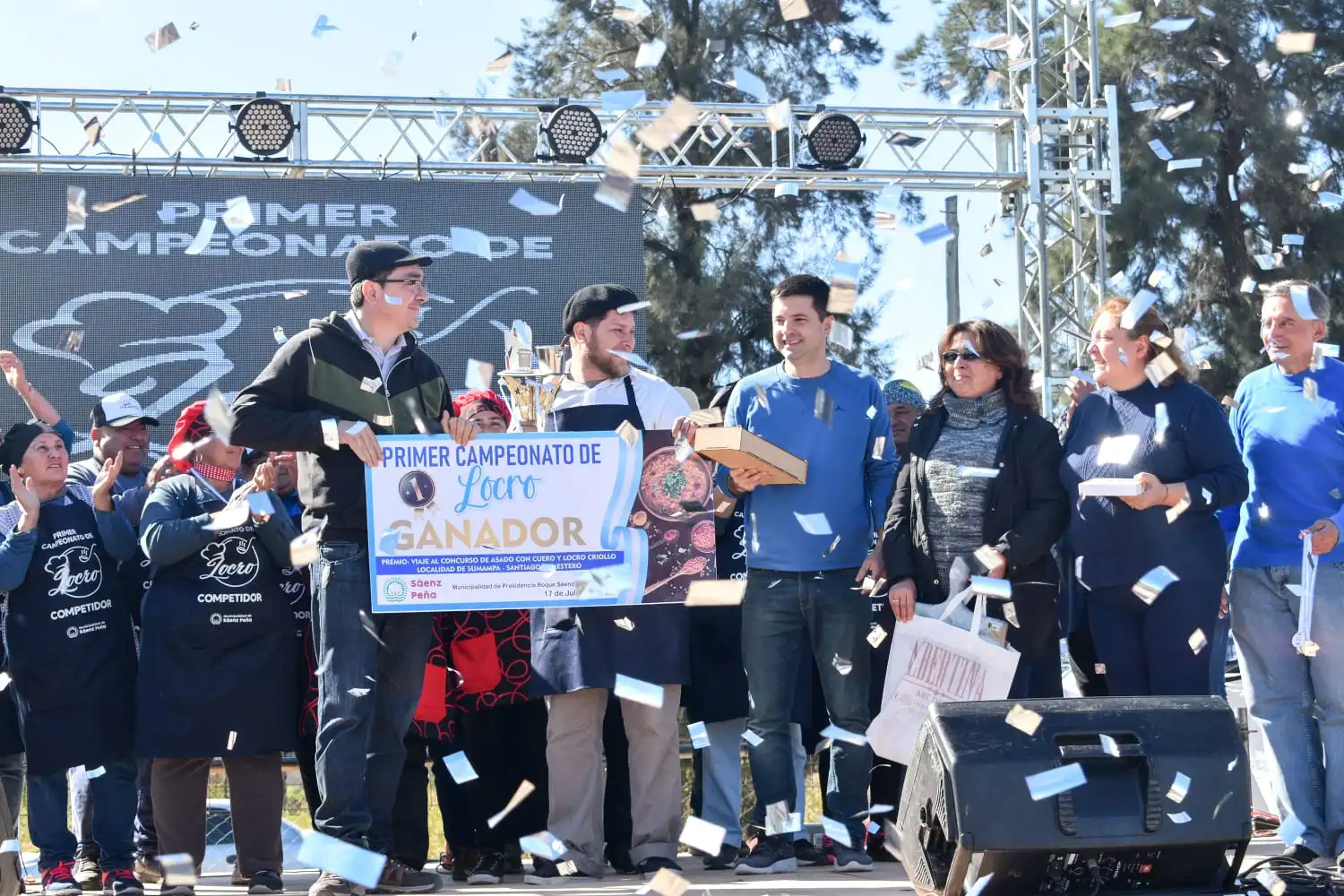 SAENZ PEÑA : Guillermo Staniulis es el ganador del Primer Campeonato de Locro,segundo la Colectividad Checoeslovaca,tercero Mirna Ramirez de Resistencia