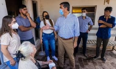 LOS FRENTONES : HABILITARON OBRAS DE ELECTRIFICACIÓN PARA INCLUIR A MÁS FAMILIAS RURALES