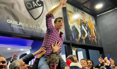 El opositor Mateo Madagan por el 72% gano la eleccion en el Club Quilmes,la lista ofical era apoyada por Anibal Fernandez