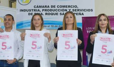 Anuncio de la promoción del Día de la Madre hasta el 16 de octubre con Tarjeta Tuya en las localidades de Villa Ángela y Sáenz Peña.