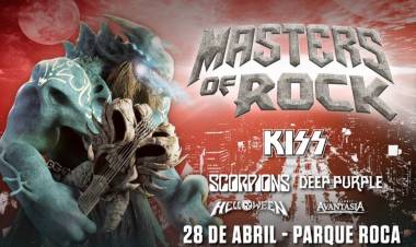 Deep Purple, Scorpions y Kiss  se presentarán el 28 de abril en Argentina