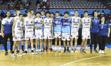 CHACO : En el Campeonato Argentino de Selecciones U15 masculino de basquetbol finalizo 4º en el torneo
