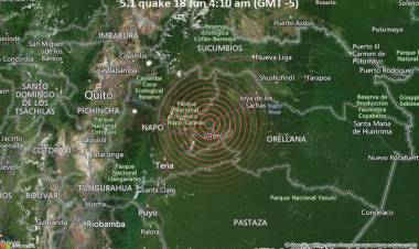 ECUADOR : Un sismo 5,3 grados de magnitud deja heridos segun las primeras informaciones,ayer ya se habia producido otro sismo en la misma zona