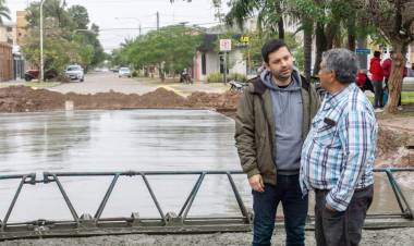 SAENZ PEÑA : El municipio inició la obra de pavimentación de la calle 20 desde la 33 hasta la 51