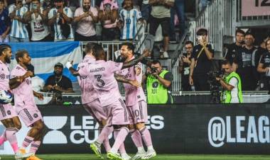 Dos goles de Lionel Messi para el triunfo del Inter Miami frente al Orlando City y avanzan a octavos de la Leagues Cup de Concacaf