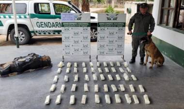 Venian a Chaco,con mas de 30 kg. de cocaina y fueron detenidos en la Ruta Nacional Nº 16 por  Gendarmeria en Monte Quemado