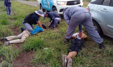 SAENZ PEÑA : Un policia y su suegro,detenidos luego de una persecucion por abigeato en el Lote 139 de la Colonia Sarmiento