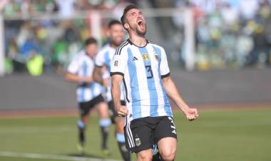 Argentina no necesito a Messi en los 3600 metros de altura y gano tranquilo,fue 3-0 frente a Bolivia