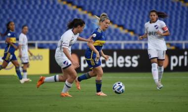 Boca goleo a Nacional de Uruguay por la Copa Libertadores Femenina,con gol de la chaqueña Raquel Polich que ingreso en el segundo tiempo