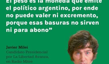 Un candidato a presidente llamo "excremento" a la moneda Argentina,los votarian??