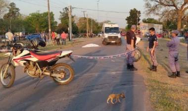 LA ESCONDIDA : Choque entre dos motos con una persona fallecida y otra grave en la localidad