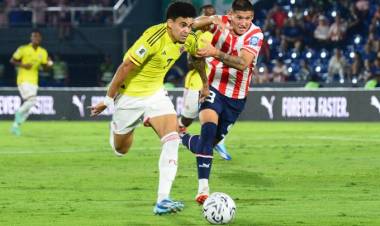 Colombia se impuso a Paraguay como visitante por la sexta fecha de las eliminatorias sudamericanas