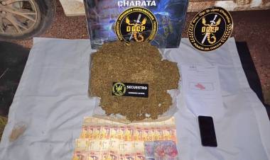 CHARATA : Una mujer detenida en un control sobre la Ruta Nacional Nº 89 con mas de 2 kg.de cogollos de marihuana