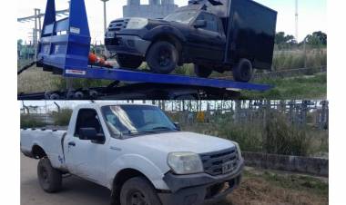 Mas secuestros de vehiculos oficiales donados,este mediodia  fueron recuperados dos camionetas pertenecientes al Ministerio de Salud del Chaco