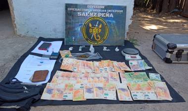 MACHAGAI : Un dealer menos,fue detenido con marihuana,cocaina y dinero en el Barrio Reserva III de la localidad