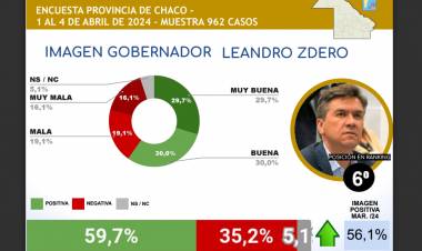 Ranking de gobernadores e intendentes de abril : en qué lugares quedaron Leandro Zdero y Roy Nikisch