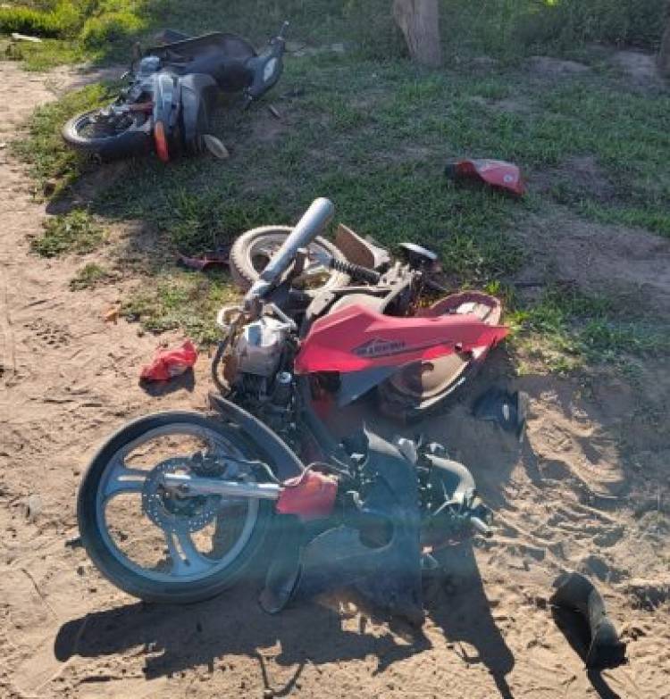 PAMPA DEL INDIO : Una mujer fallecio luego de un choque entre dos motos