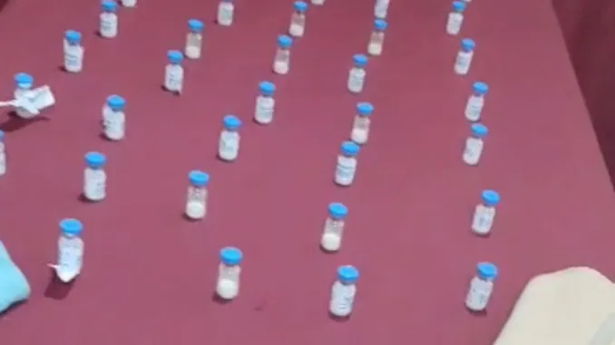 Una mujer viajaba de Clorinda a Bs.As.con 44 ampollas de Botox pegada al cuerpo,fue detenida sobre la Ruta Nº 11 en un control de Gendarmeria